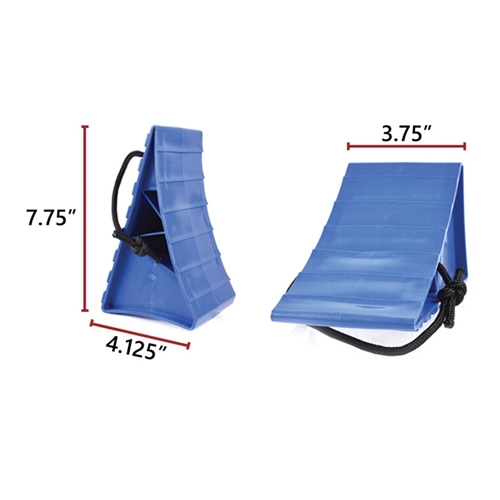 RV Wheel Chock with Rope - 2pcs/pack