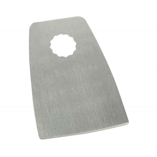 52mm Stainless Steel Flexible Scraper Flat Mount  Fits Fein Multimaster, Rockwell, Sonicrafter, Makita - Single Display Pack