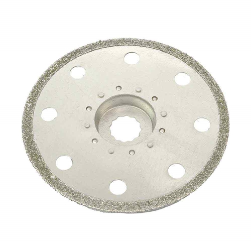 100mm Full Round Electroplated Diamond Grout Saw Blade, 10mm Offset Mount  Fits Fein Multimaster, Rockwell, Sonicrafter, Makita - Single Display Pack