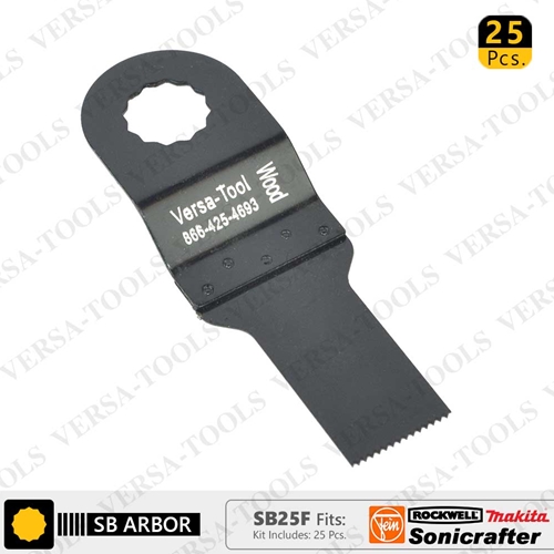 20mm Stainless Steel Saw Blade  Fits   Fein Multimaster, Rockwell, Sonicrafter, Makita   / 25 PK