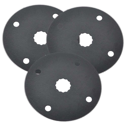 80mm Circular HSS Saw Blade  Fits  Fein Multimaster, Rockwell, Sonicrafter, Makita - 3 Blades Pack