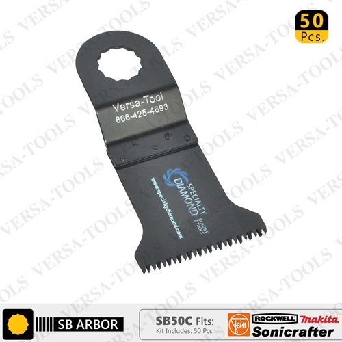45mm  Japan Cut Teeth Design Blade Fits  Fein Multimaster, Rockwell, Sonicrafter, Makita  / 50 PK