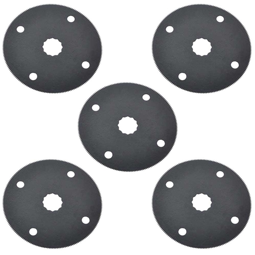 80mm Circular HSS Saw Blade  Fits  Fein Multimaster, Rockwell, Sonicrafter, Makita / 5 PK