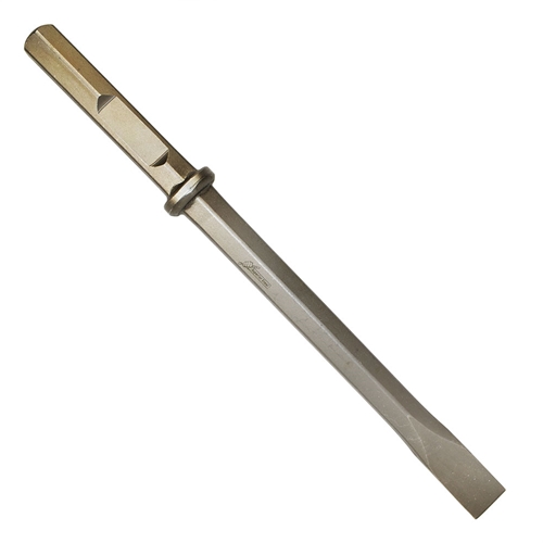  2" x 1-1/4" Narrow Hex Chisel 1-1/8" Hex Shank 16" Long
