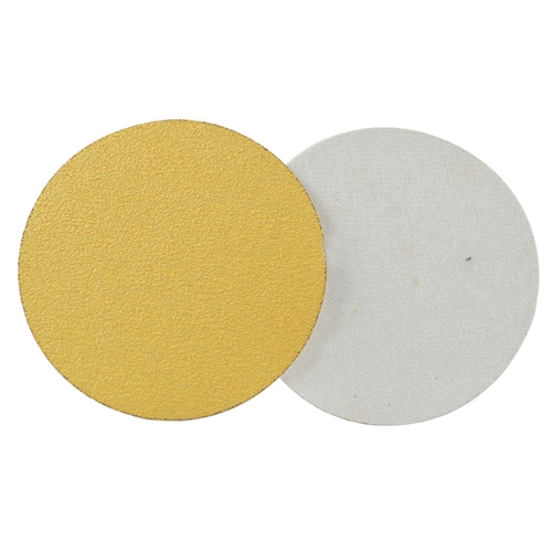 60 Grit 5" Diameter No-Hole PSA Sanding Paper - 25/Pack (Ceramic Aluminum Oxide)