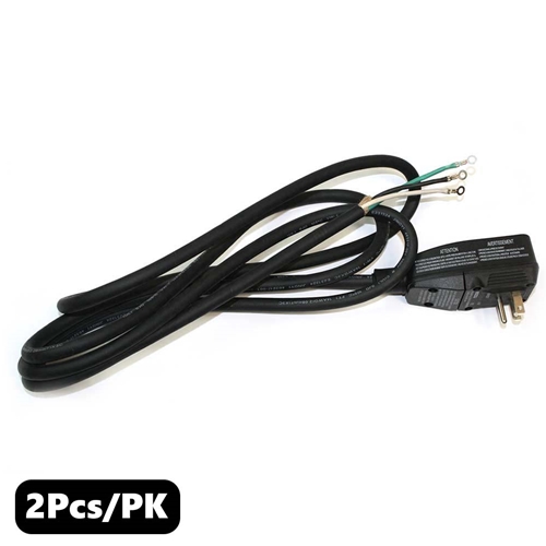 (TMT Only) GFCI Plug Standard 15 Amp Nema 5-15P with 14AWG 9ft Cord - 2PK