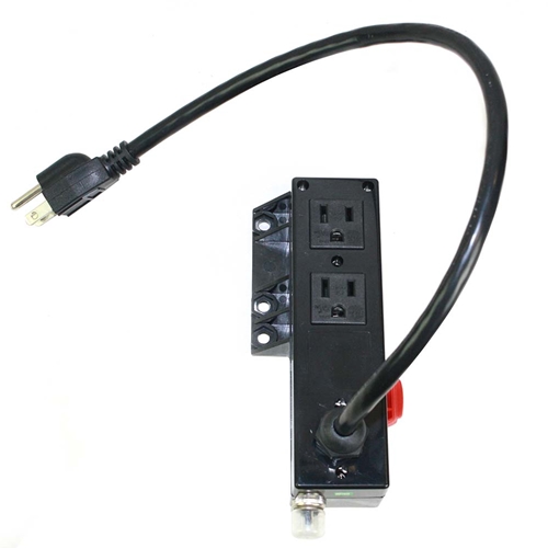 Movable  Power Connector, 125V, 15A  with 1.6ft long cord 14 AWG
